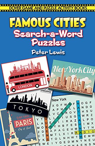 Famous Cities Search-a-Word Puzzles (Dover Kids Activity Books) (9780486413709) by Lewis, Peter