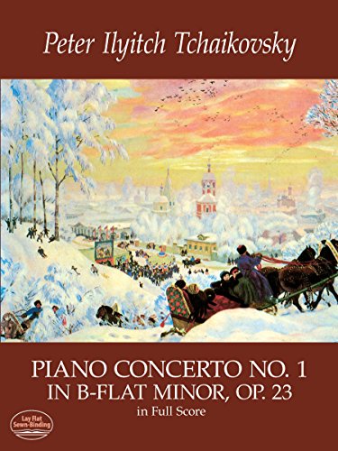 9780486413938: P.i. tchaikovsky: piano concerto no.1 in b flat minor op.23 (full score) (Dover Orchestral Music Scores)