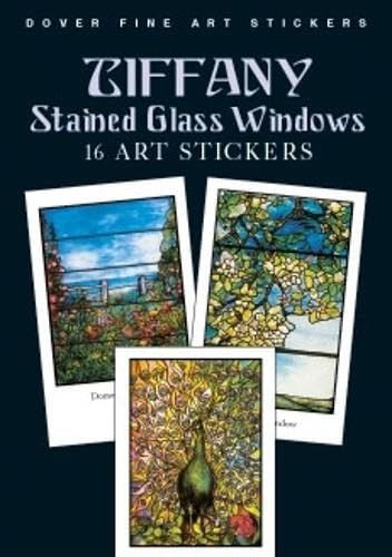 Stock image for Tiffany Stained Glass Windows: 16 Art Stickers (Dover Art Stickers) for sale by Wonder Book