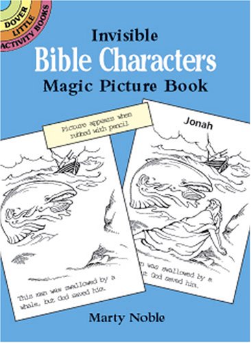 Invisible Bible Characters Magic Picture Book (9780486416403) by Noble, Marty