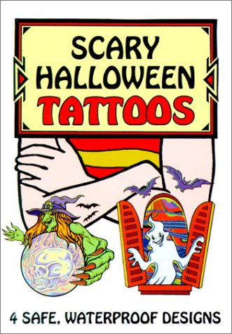 Stock image for Scary Halloween Tattoos for sale by Eatons Books and Crafts