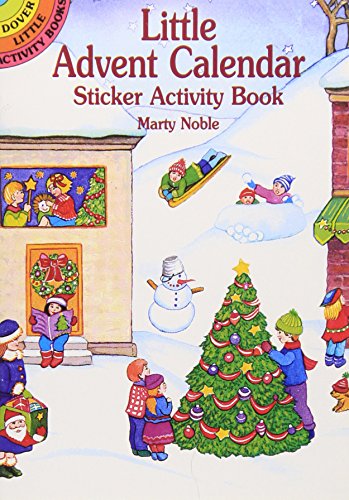 Little Advent Calendar Sticker Activity Book