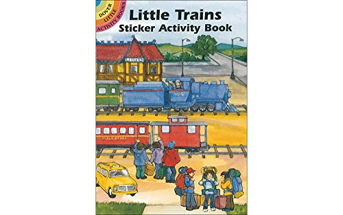 9780486418391: Little Trains Sticker Activity Book (Little Activity Books)
