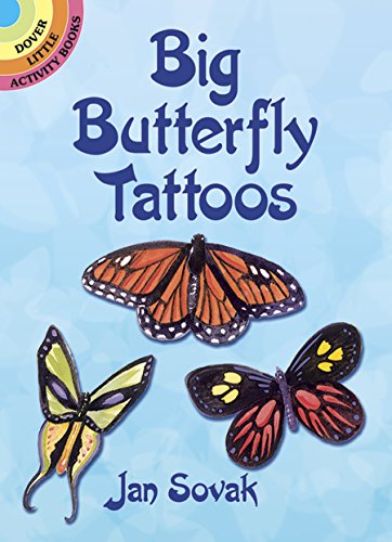 9780486418551: Big Butterfly Tattoos (Dover Tattoos)