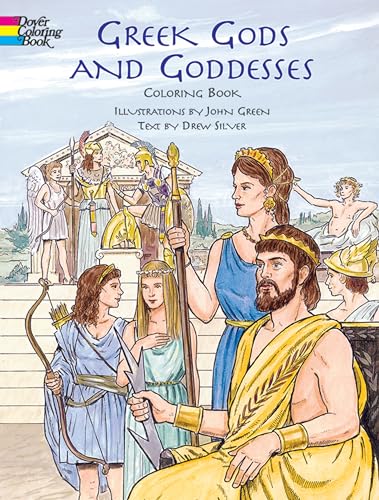 Stock image for Greek Gods and Goddesses (Dover Classic Stories Coloring Book) for sale by The Yard Sale Store