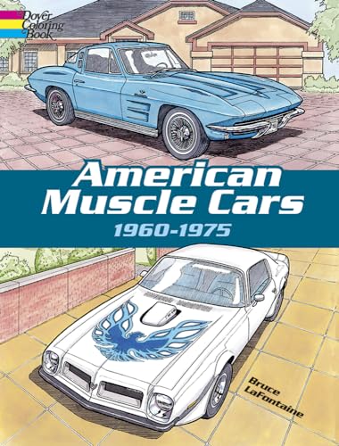 Beispielbild fr American Muscle Cars, 1960-1975 (Dover History Coloring Book) zum Verkauf von SecondSale