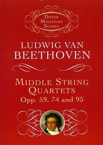 Beispielbild fr Middle String Quartets, Opp. 59, 74, and 95 (Dover Miniature Music Scores) zum Verkauf von SecondSale