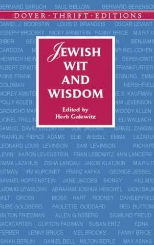 Beispielbild fr Jewish Wit and Wisdom (Dover Thrift Editions) zum Verkauf von Wonder Book