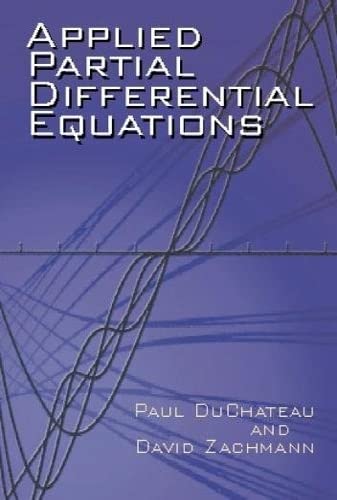 Beispielbild fr Applied Partial Differential Equations zum Verkauf von Better World Books