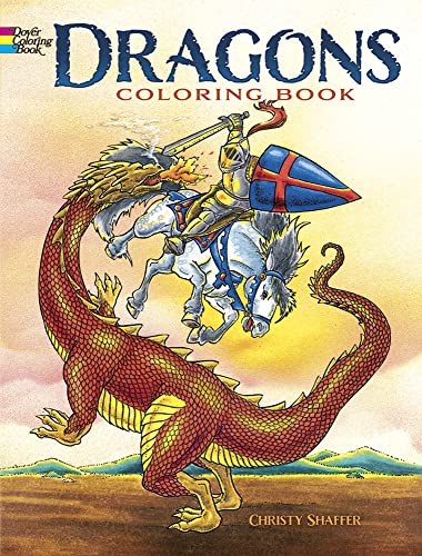 Stock image for Dragons Coloring Book (Dover Fantasy Coloring Books) for sale by Hippo Books