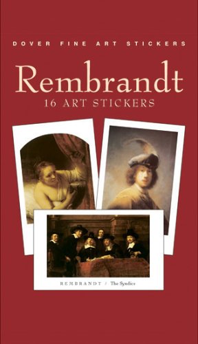 Rembrandt: 16 Art Stickers (9780486421414) by Rembrandt