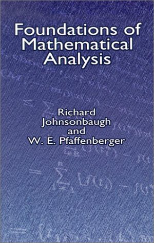 9780486421742: Foundations of Mathematical Analysis