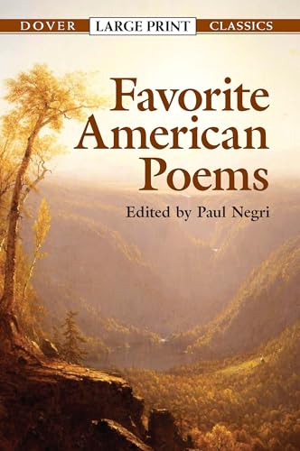 Imagen de archivo de Favorite American Poems (Dover Large Print Classics) a la venta por SecondSale