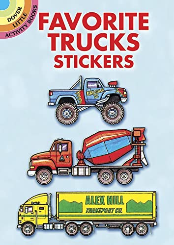 9780486423425: Favourite Trucks Stickers (Little Activity Books)