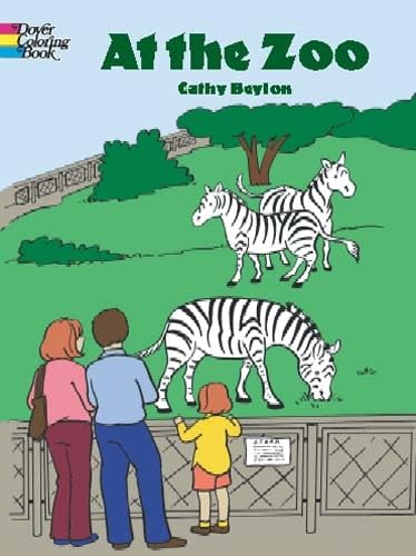 9780486423722: At the Zoo Coloring Book (Dover Animal Coloring Books)