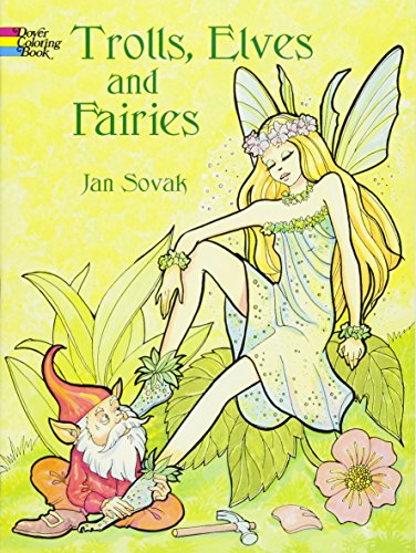 Beispielbild fr Trolls, Elves and Fairies Coloring Book (Dover Coloring Books) zum Verkauf von WorldofBooks