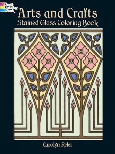Stock image for Arts and Crafts Stained Glass Coloring Book for sale by Read&Dream