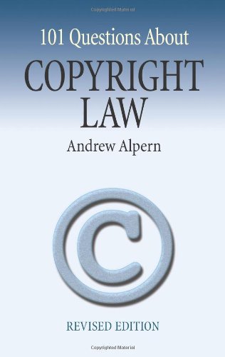 Stock image for 101 Questions about Copyright Law: Revised Edition for sale by ThriftBooks-Dallas