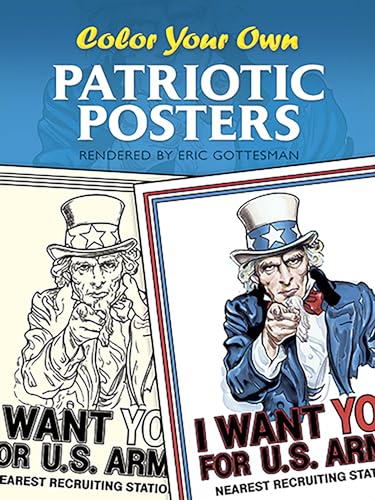 9780486426501: Color Your Own Patriotic Posters (Dover Art Masterpieces To Color)