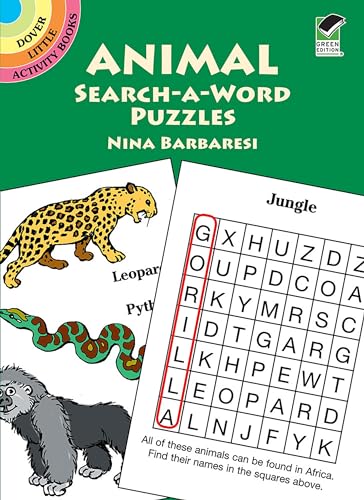 9780486427676: Animal Search-a-Word Puzzles (Little Activity Books)