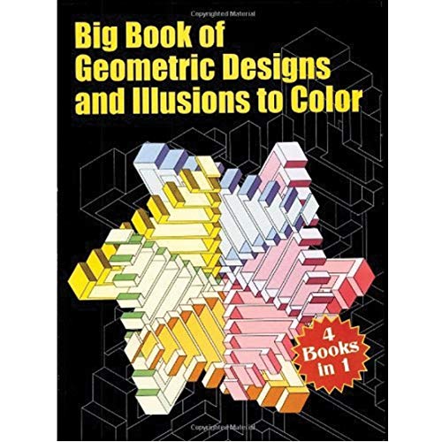 Beispielbild fr Big Book of Geometric Designs and Illusions to Color (Dover Design Coloring Books) zum Verkauf von Goodwill of Colorado