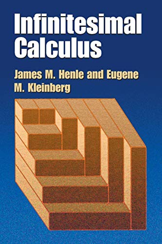 Imagen de archivo de Infinitesimal Calculus (Dover Books on Mathematics) a la venta por Half Price Books Inc.