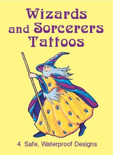 9780486429038: Wizards and Sorcerers Tattoos (Dover Little Activity Books: Fantasy)