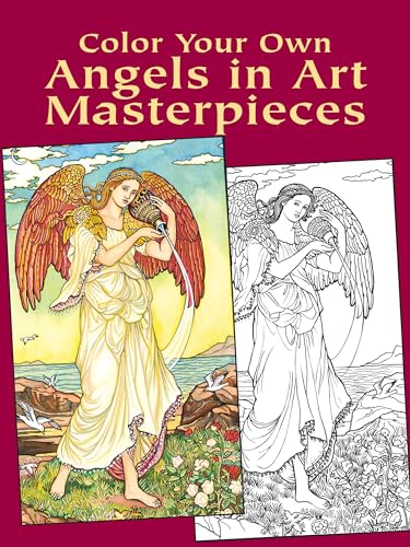 Stock image for Color Your Own Angels in Art Masterpieces (Dover Art Coloring Book) for sale by SecondSale