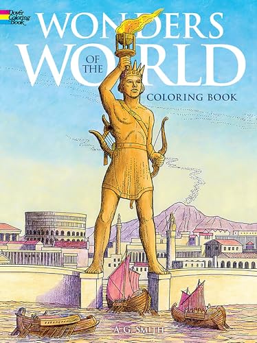 9780486430447: Wonders of the World Coloring Book (Dover History Coloring Book)