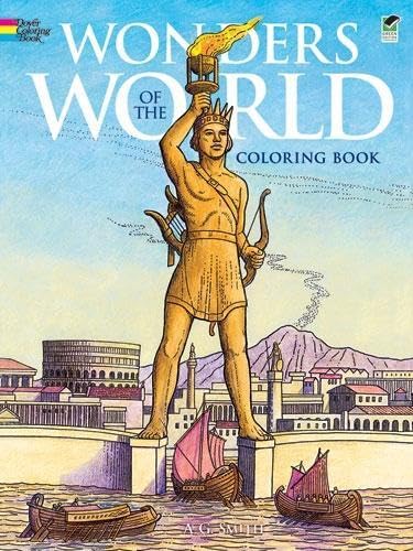 Stock image for Wonders of the World Coloring Book (Dover World History Coloring Books) for sale by Hippo Books