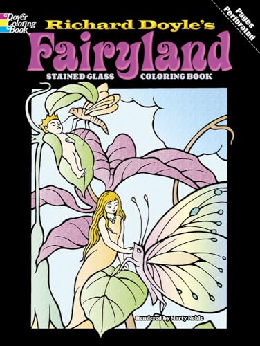 9780486430492: Fairyland Stained Glass Coloring Book (Dover Stained Glass Coloring Book)