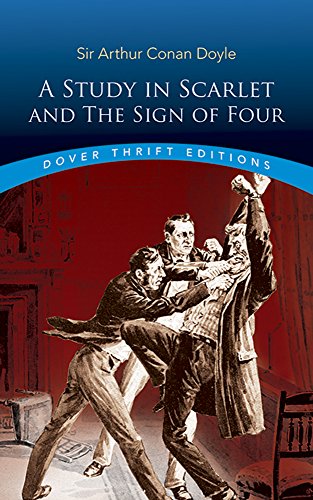 Beispielbild für A Study in Scarlet and The Sign of Four (Dover Thrift Editions) zum Verkauf von SecondSale