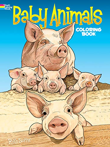 Beispielbild fr Baby Animals Coloring Book (Dover Coloring Books) zum Verkauf von Ergodebooks