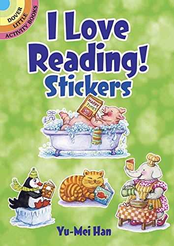 I Love Reading Stickers (Dover Little Activity Books: Animals)