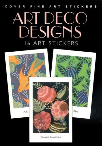 Imagen de archivo de Art Deco Designs: 16 Art Stickers (Dover Fine Art Stickers) a la venta por Bookmans