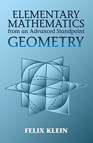 Imagen de archivo de Elementary Mathematics from an Advanced Standpoint: Geometry a la venta por Zoom Books Company