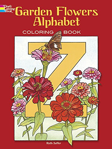 9780486435954: Garden Flowers Alphabet Coloring Book (Dover Alphabet Coloring Books)