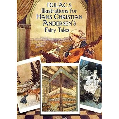 Beispielbild fr Dulac's Illustrations for Hans Christian Andersen's Fairy Tales: 24 Cards (Dover Postcards) zum Verkauf von WorldofBooks