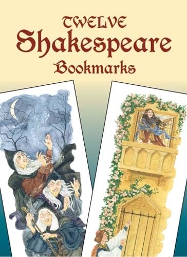 9780486436760: Twelve Shakespeare Bookmarks