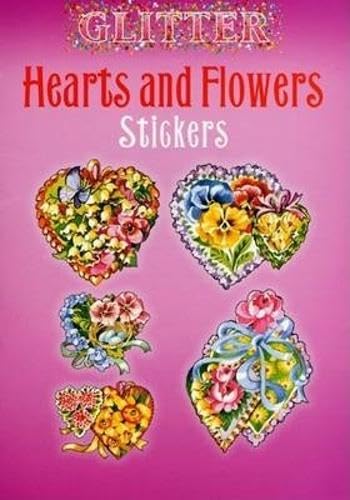 9780486439402: Glitter Hearts and Flowers Stickers (Dover Stickers)