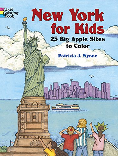 9780486441269: New York For Kids: 25 Big Apple Sites To Color