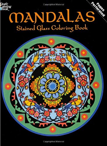 Imagen de archivo de Mandalas Stained Glass Coloring Book (Dover Design Stained Glass Coloring Book) a la venta por Your Online Bookstore