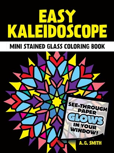 Imagen de archivo de Dover Easy Kaleidoscope Stained Glass Coloring Book (Dover Stained Glass Coloring Book) a la venta por SecondSale