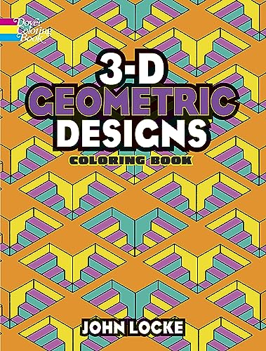 Beispielbild fr 3-D Geometric Designs (Dover Design Coloring Books) zum Verkauf von Wonder Book