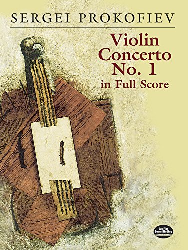 Violin Concerto No. 1 in Full Score (Dover Music Scores) - Prokofiev, Sergei; Music Scores