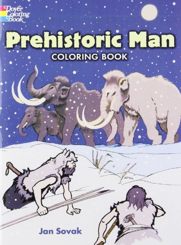 Prehistoric Man, Coloring Book (9780486444321) by Jan Sovak