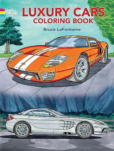 9780486444369: Luxury Cars Coloring Book (Dover History Coloring Book)