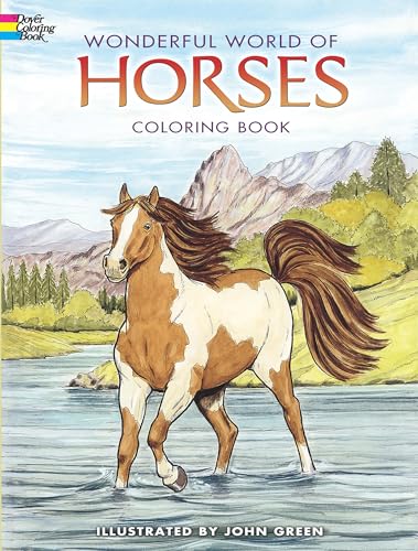 9780486444659: Wonderful World of Horses Coloring Book (Dover Nature Coloring Book)