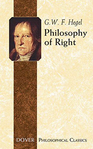 Imagen de archivo de Philosophy of Right (Dover Philosophical Classics) a la venta por WorldofBooks