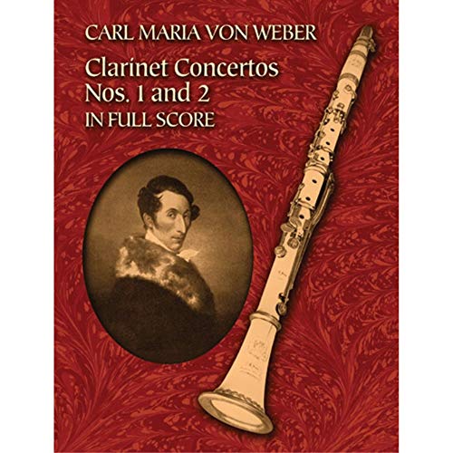 9780486446288: Carl maria von weber: clarinet concertos nos.1 and 2 (dover edition)